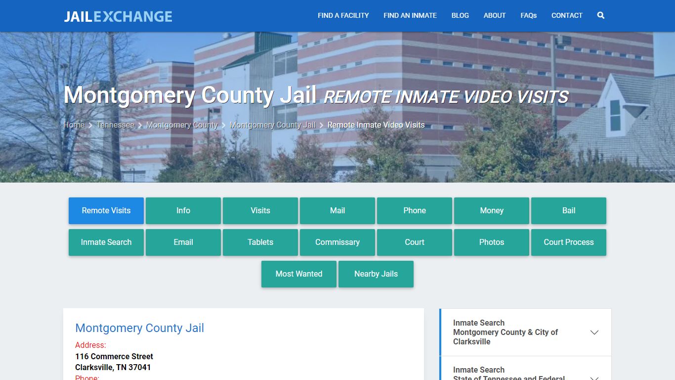 Video Visitation - Montgomery County Jail, TN - Jail Exchange